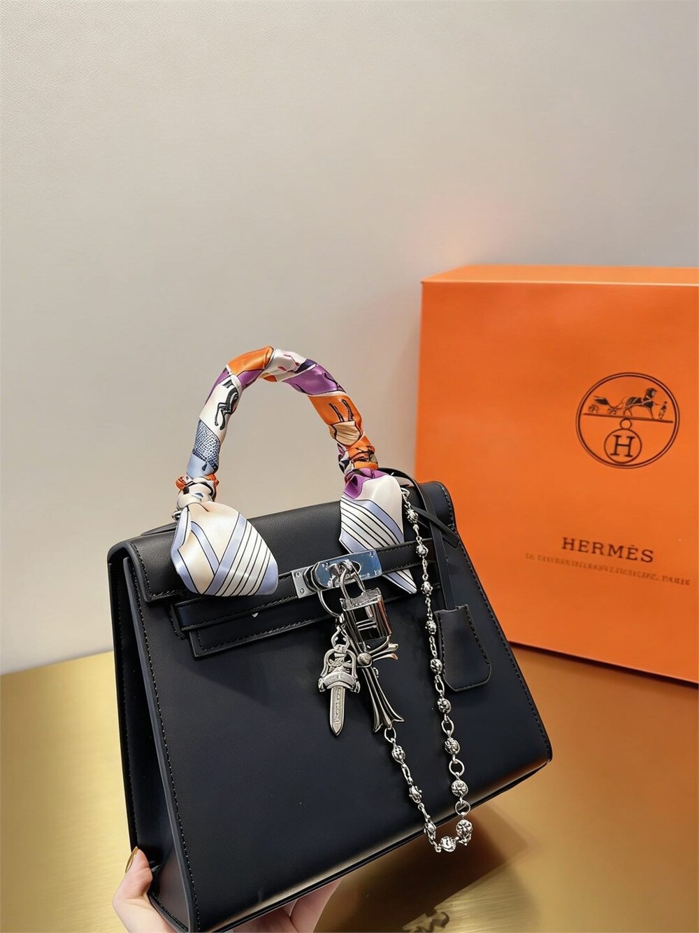 Hermès Mini Kelly II in Epsom Leather